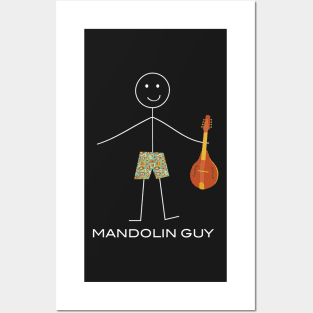 Funny Mens Mandolin Guitar Posters and Art